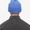 Chapeau en laine mérinos - Bleu Pacifique