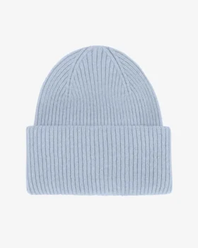Chapeau en laine mérinos - Bleu polaire