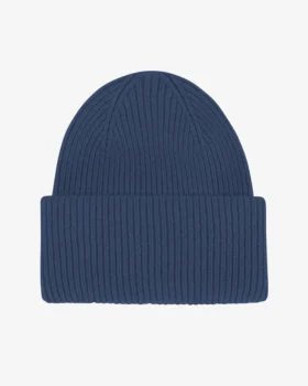 Chapeau en laine mérinos - Bleu pétrole