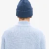 Chapeau en laine mérinos - Bleu pétrole