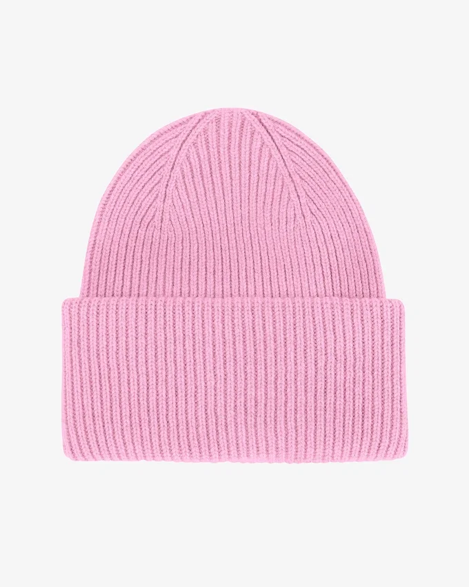 Chapeau en laine mérinos - Fleur de cerisier