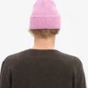 Chapeau en laine mérinos - Fleur de cerisier