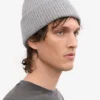 Chapeau en laine mérinos - Gris chiné