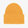 Chapeau en laine mérinos - Jaune brûlé