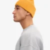 Chapeau en laine mérinos - Jaune brûlé