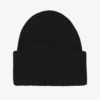 Chapeau en laine mérinos - Noir intense