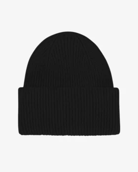 Chapeau en laine mérinos - Noir intense