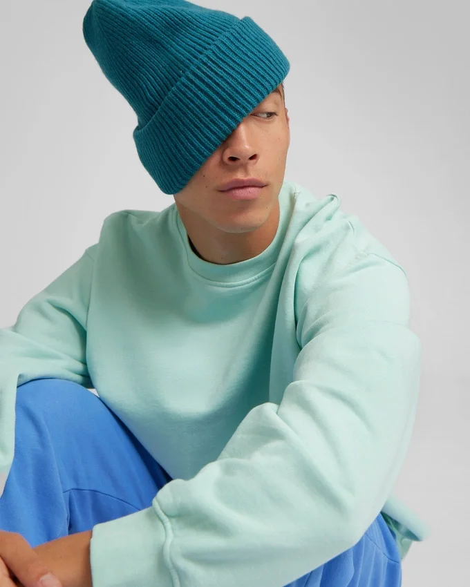 Chapeau en laine mérinos - Bleu royal