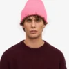 Chapeau en laine mérinos - Rose bubble-gum