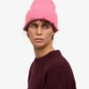 Chapeau en laine mérinos - Rose bubble-gum