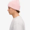 Chapeau en laine mérinos - Rose délavé