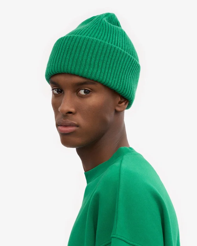 Chapeau en laine mérinos - Vert Kelly