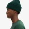 Chapeau en laine mérinos - Vert émeraude