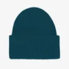 Chapeau en laine mérinos - Vert océan