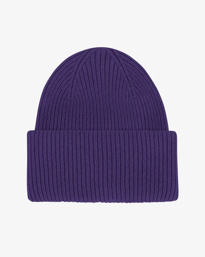 Chapeau en laine mérinos - Violet ultra