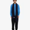 Écharpe en laine mérinos - Bleu marine