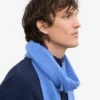 Écharpe en laine mérinos - Bleu Pacifique