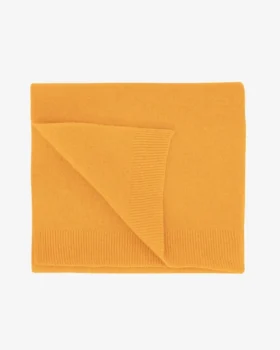 Écharpe en laine mérinos - Jaune brûlé