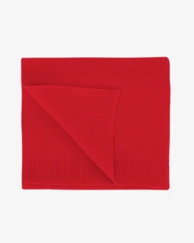 Écharpe en laine mérinos - Rouge écarlate
