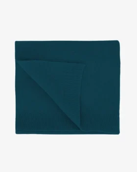 Écharpe en laine mérinos - Vert océan
