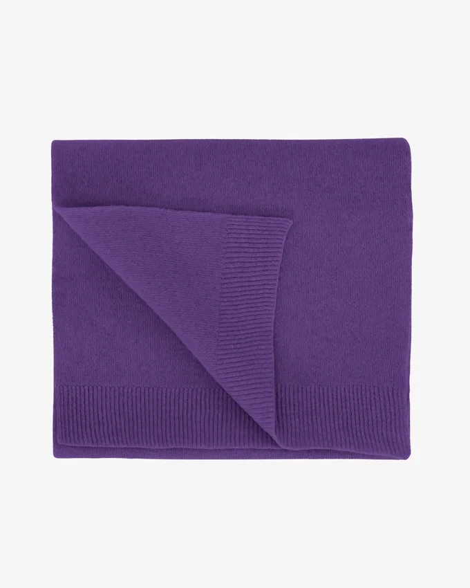 Écharpe en laine mérinos - Violet ultra