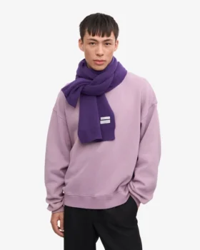 Écharpe en laine mérinos – Violet ultra