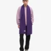 Écharpe en laine mérinos - Violet ultra