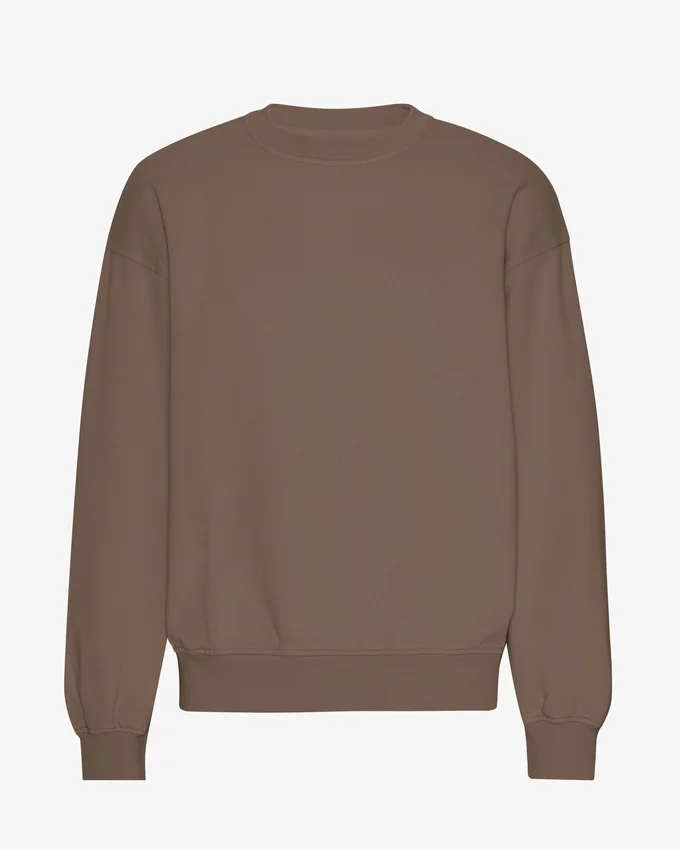 Chaussette oversize en coton bio - Marron cèdre