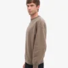 Chaussette oversize en coton bio - Marron cèdre