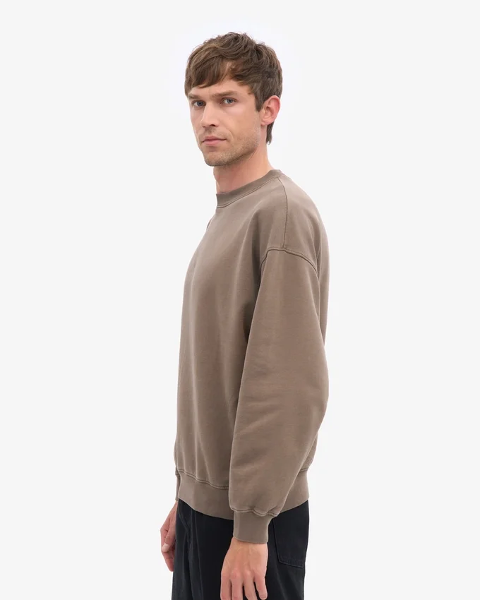 Chaussette oversize en coton bio - Marron cèdre
