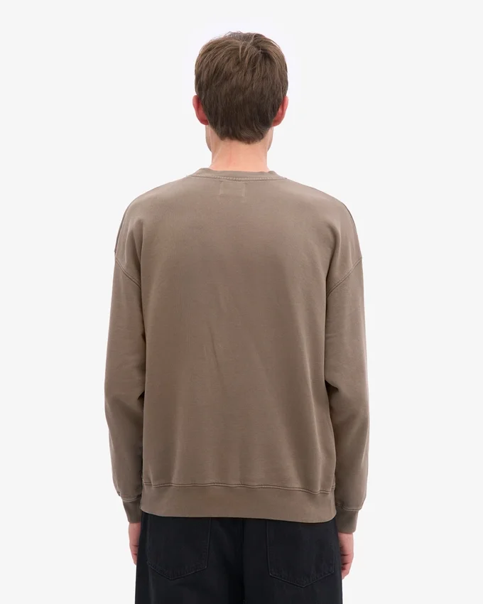 Chaussette oversize en coton bio - Marron cèdre