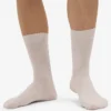 Chaussettes Classic Organic en coton bio - Blanc ivoire