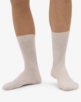 Chaussettes Classic Organic en coton bio – Blanc ivoire