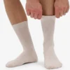Chaussettes Classic Organic en coton bio - Blanc ivoire