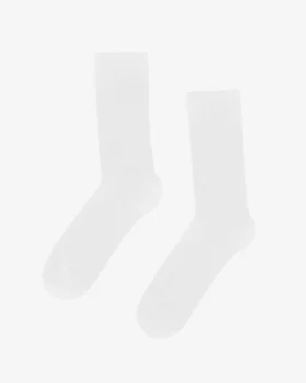 Chaussettes Classic Organic en coton bio - Blanc optique