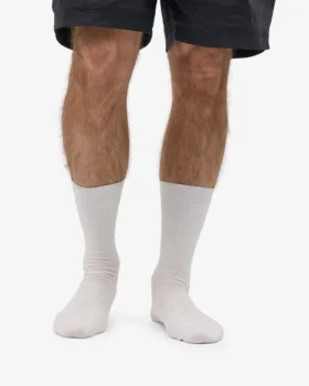 Chaussettes Classic Organic en coton bio – Blanc optique