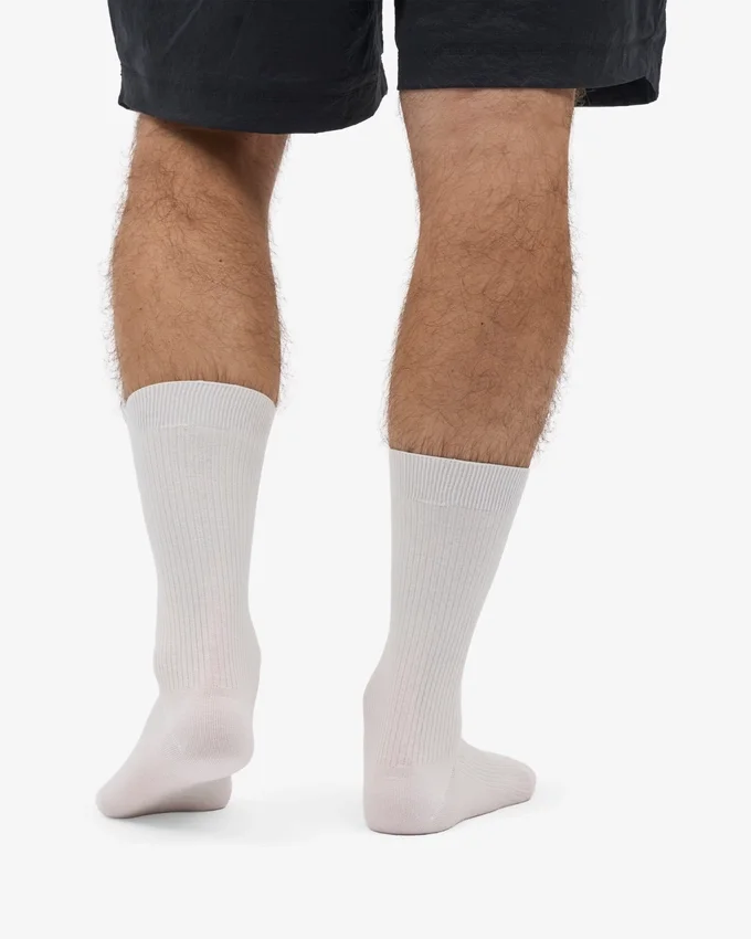 Chaussettes Classic Organic en coton bio - Blanc optique