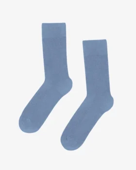 Chaussettes Classic Organic en coton bio - Bleu acier