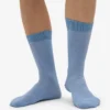 Chaussettes Classic Organic en coton bio - Bleu acier