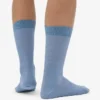Chaussettes Classic Organic en coton bio - Bleu acier