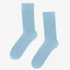 Chaussettes Classic Organic en coton bio - Bleu bord de mer