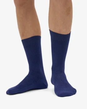 Chaussettes Classic Organic en coton bio – Bleu marine