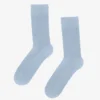 Chaussettes Classic Organic en coton bio - Bleu polaire