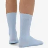Chaussettes Classic Organic en coton bio - Bleu polaire