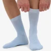 Chaussettes Classic Organic en coton bio - Bleu polaire