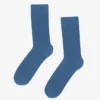 Chaussettes Classic Organic en coton bio - Bleu pétrole