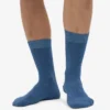 Chaussettes Classic Organic en coton bio - Bleu pétrole