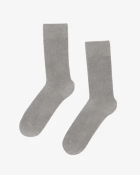 Chaussettes Classic Organic en coton bio - Gris chiné