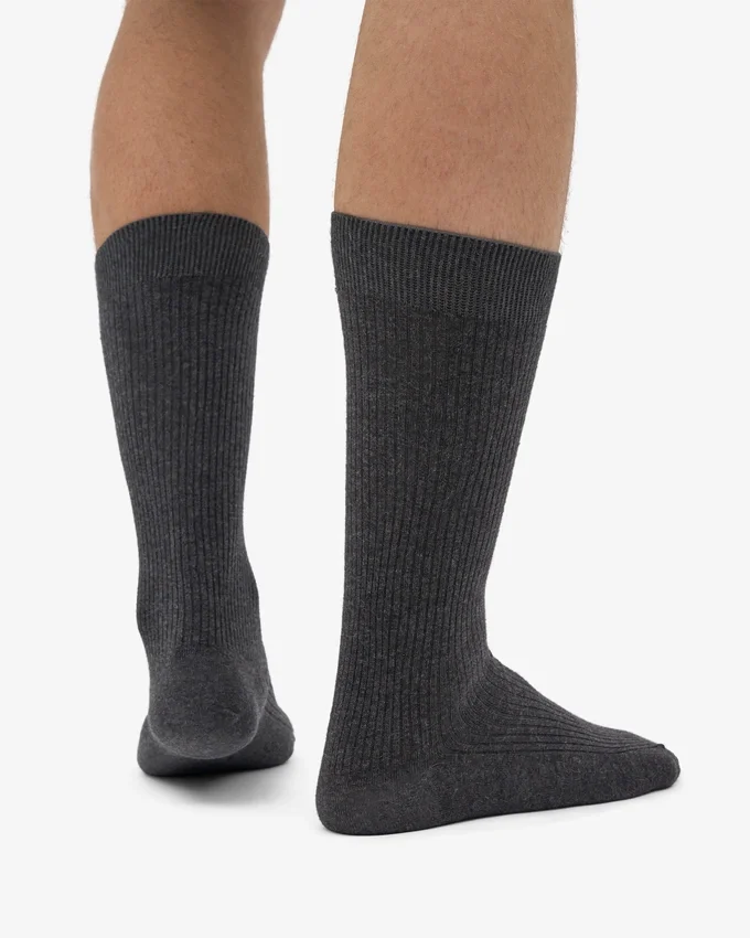 Chaussettes Classic Organic en coton bio - Gris lave