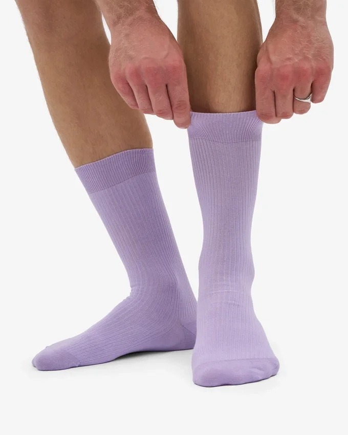Chaussettes Classic Organic en coton bio - Lavande douce